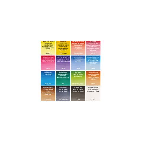Acquerelli Winsor&Newton Cotman Sketchers Deluxe - conf. 16 mezzi godet colori assortiti - 0390060
